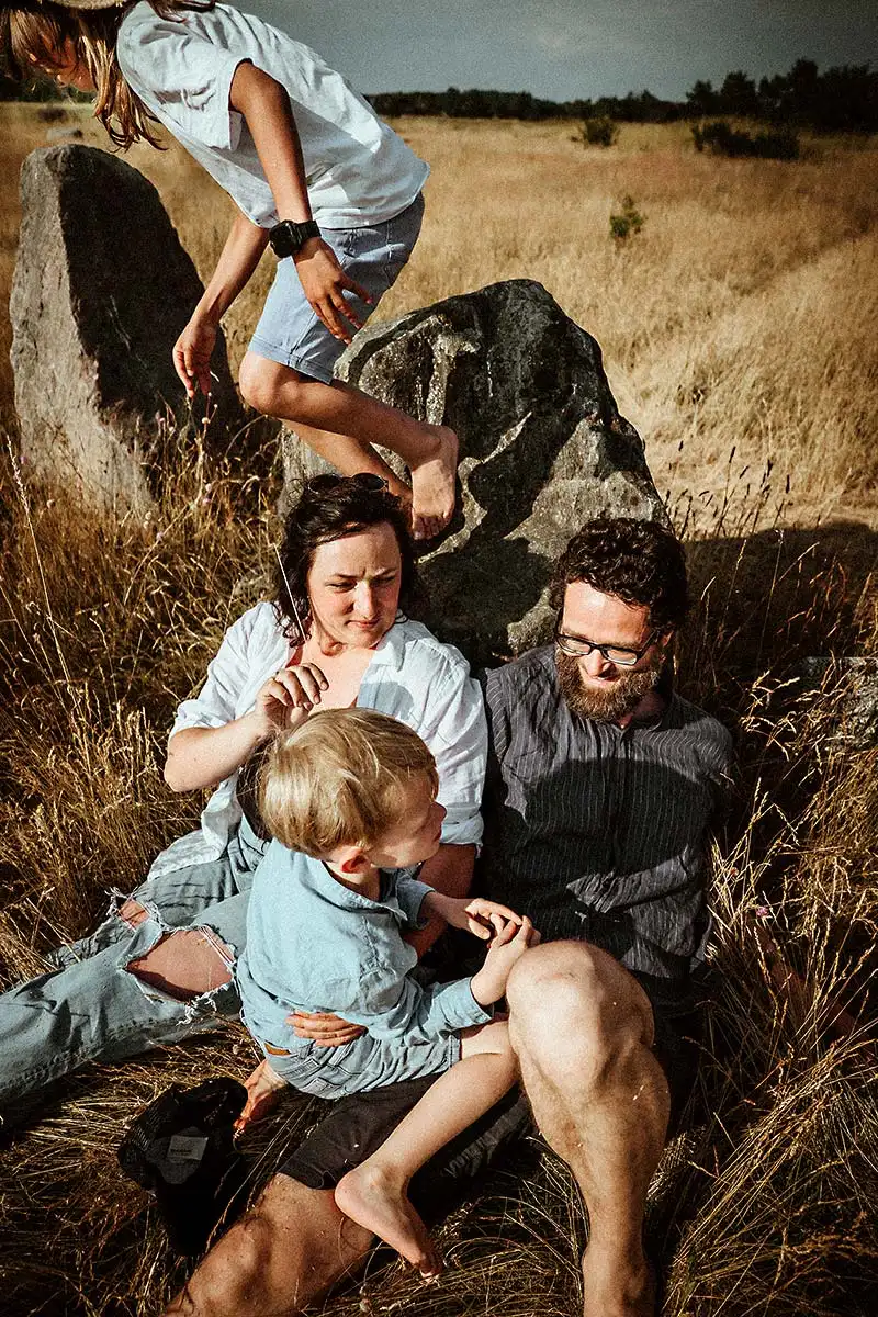 Fotografie beim Spass in der Uckermark während des Fotoshooting s